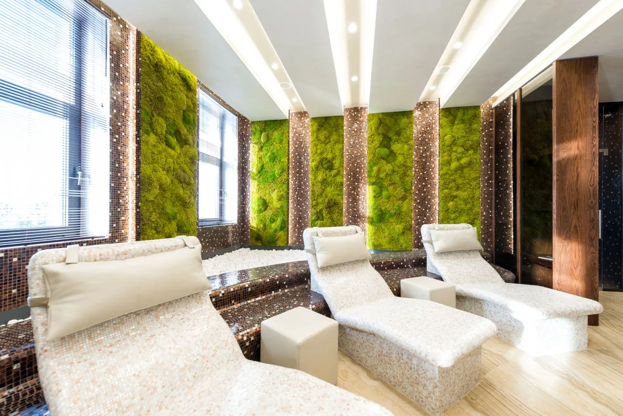 Nyugodt wellness-tér a MarovessaluxeLodge-ban